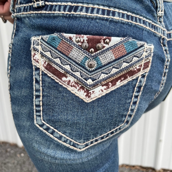 Rock n roll cowgirl ladies jeans - Picture 2 of 6